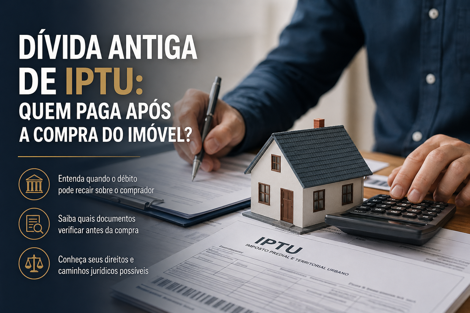 Dívida antiga de IPTU: quem paga após a compra do imóvel?
