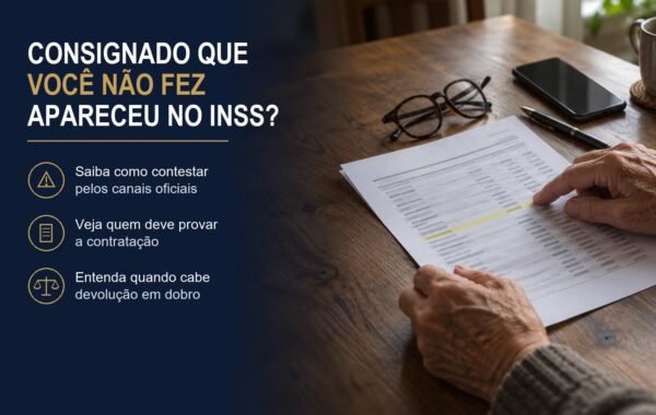 Empréstimo consignado que você não fez apareceu no INSS: como cancelar e quando cabe devolução em dobro (2026)