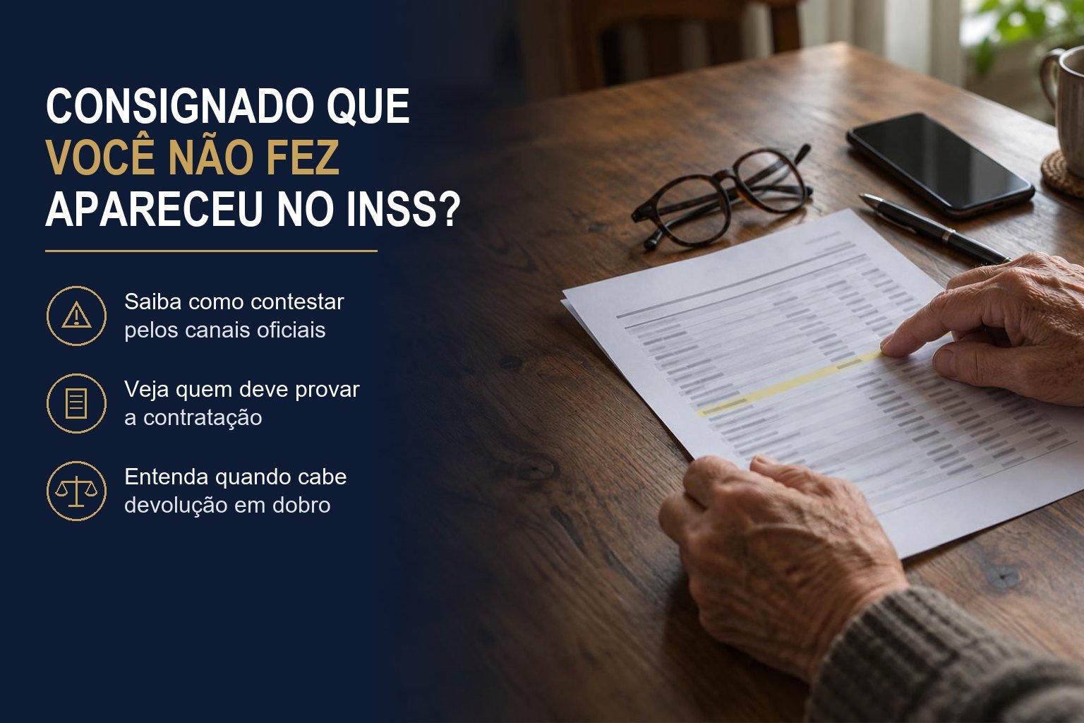 Empréstimo consignado que você não fez apareceu no INSS: como cancelar e quando cabe devolução em dobro (2026)