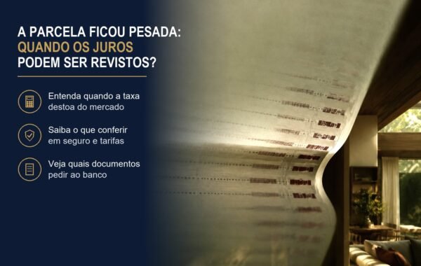 A parcela ficou pesada: quando os juros do contrato podem ser revistos?