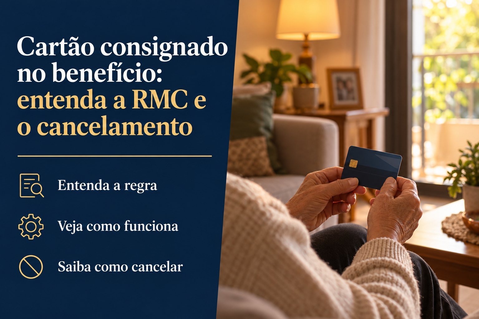 Cartão consignado (RMC) no benefício: o que é o desconto e como pedir o cancelamento