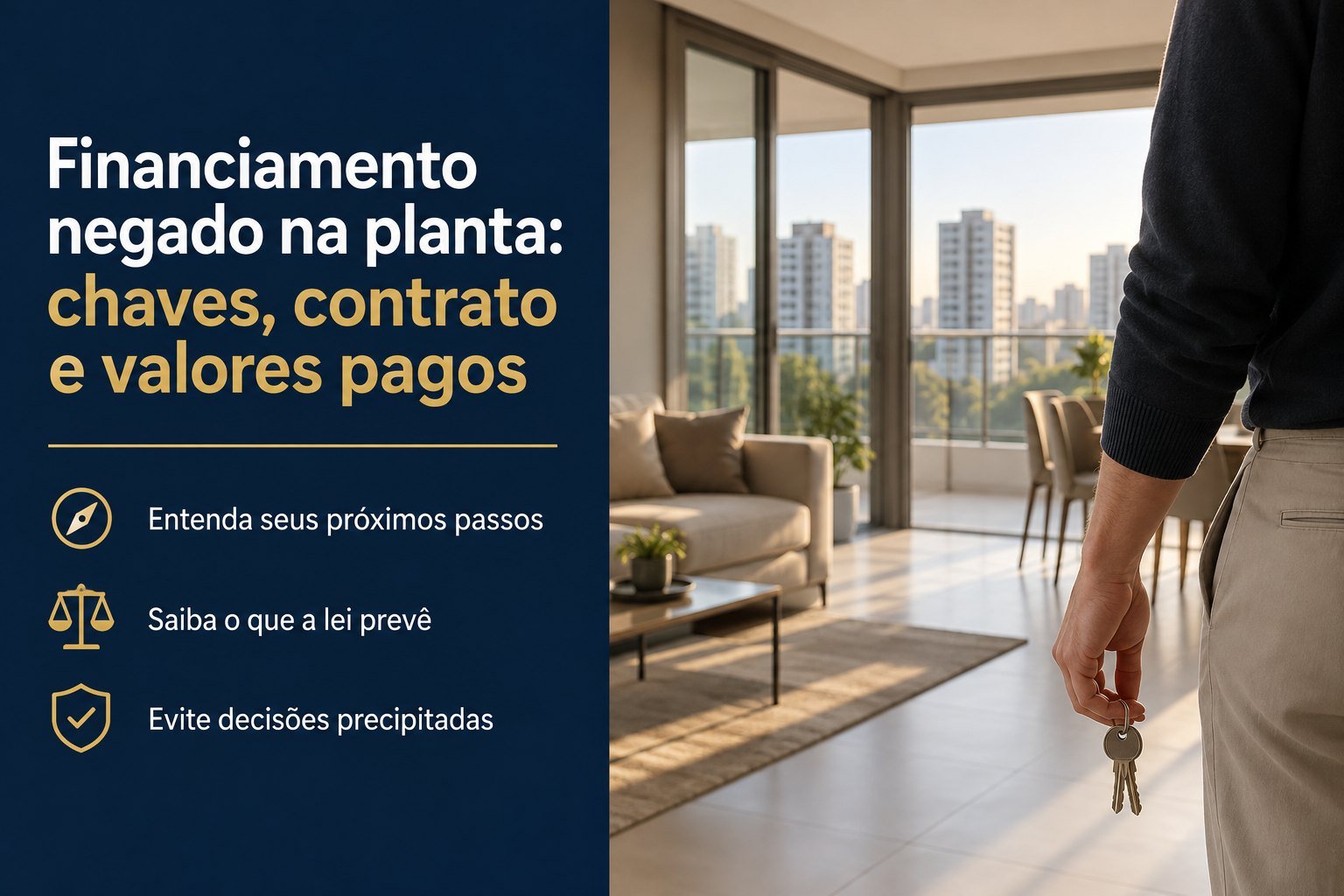 Comprei um apartamento na planta e não consigo financiamento: o que fazer?