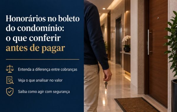 Condomínio pode cobrar honorários advocatícios no boleto?