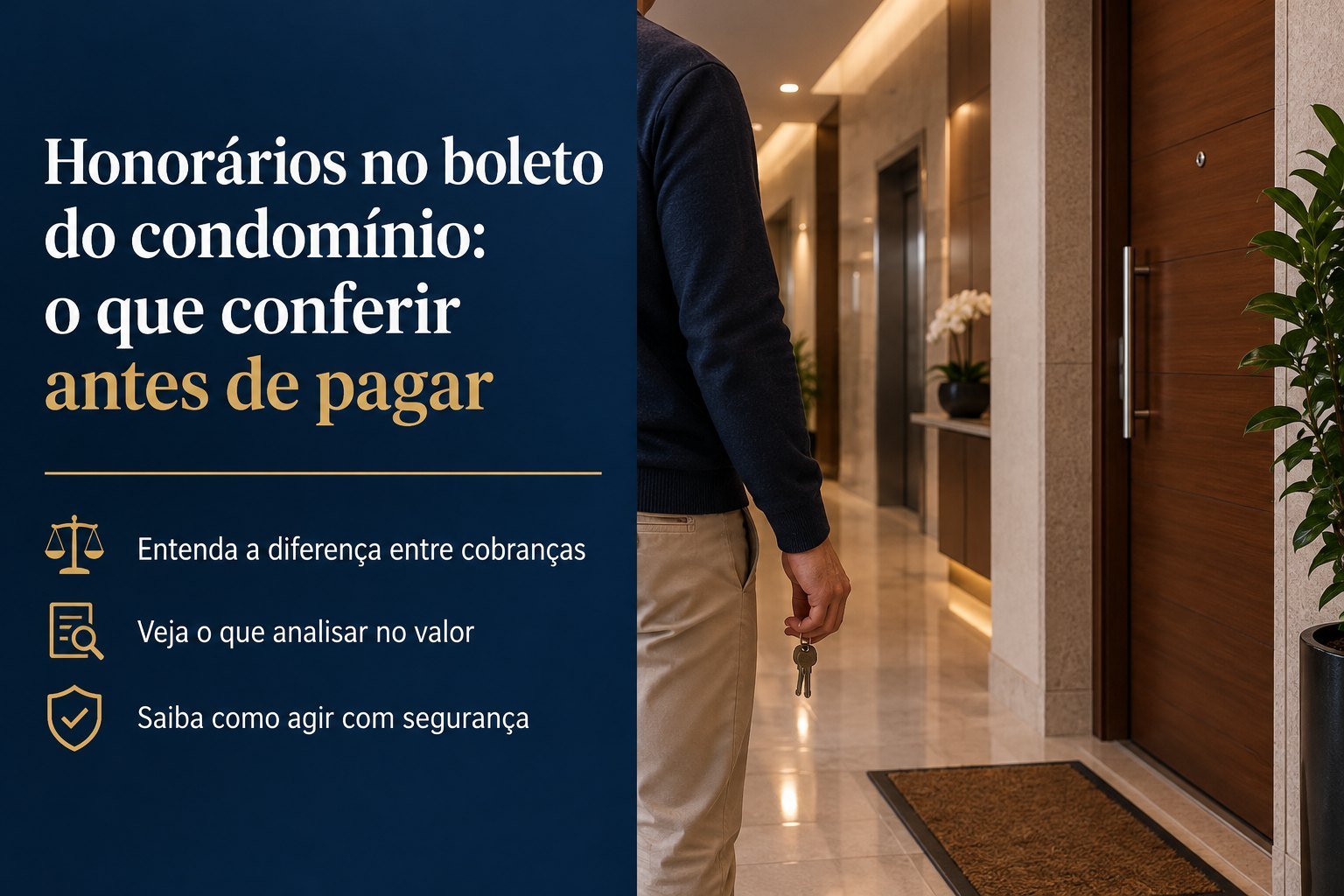 Condomínio pode cobrar honorários advocatícios no boleto?
