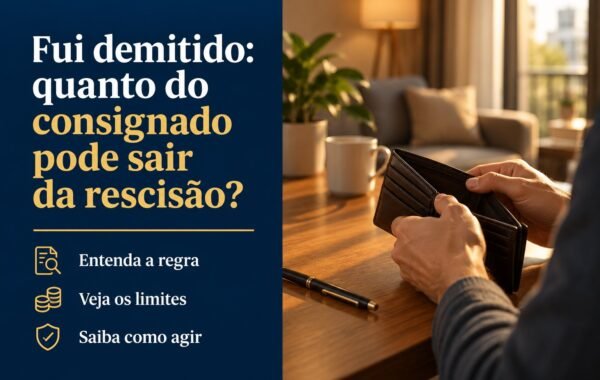 Fui demitido: o banco pode descontar o consignado da rescisão?