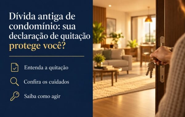 Comprei com declaração de quitação, mas apareceu uma dívida antiga do condomínio: o documento me protege?