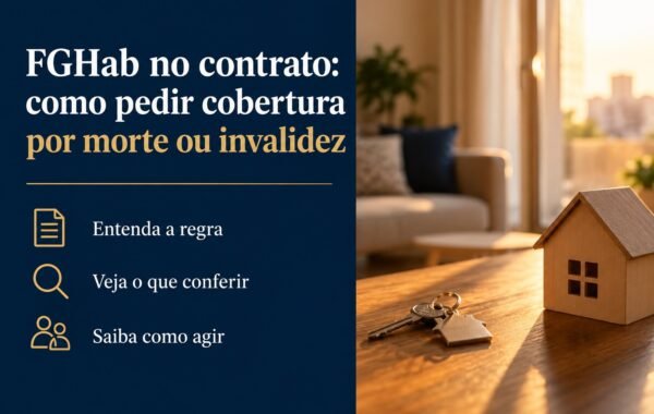 Meu contrato tem FGHab e ninguém encontra a apólice: como pedir a cobertura por morte ou invalidez?