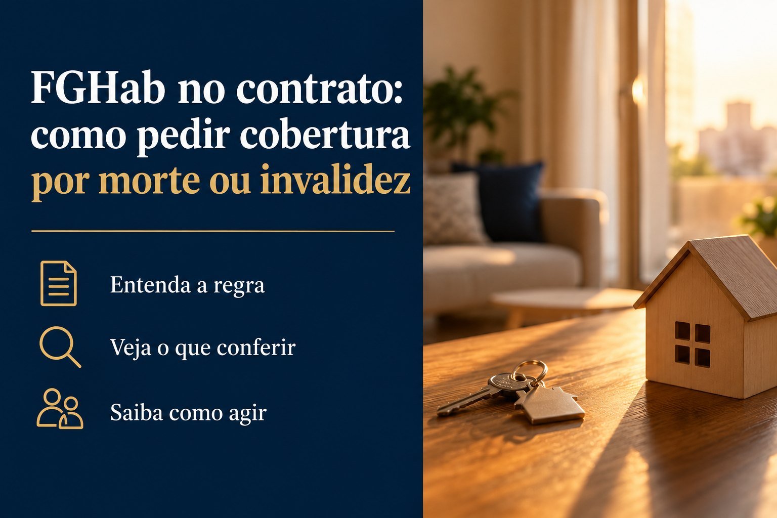 Meu contrato tem FGHab e ninguém encontra a apólice: como pedir a cobertura por morte ou invalidez?