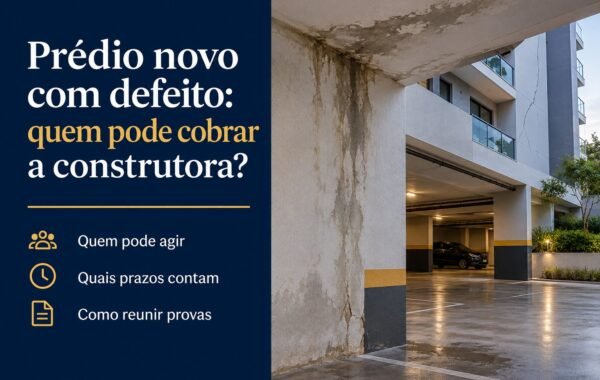 Garantia da construtora no condomínio: quem pode cobrar por defeitos na área comum?