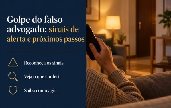 Golpe do falso advogado: como reconhecer e o que fazer se você já pagou