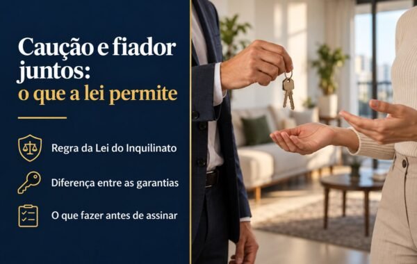 Imobiliária pode pedir caução e fiador no mesmo contrato?