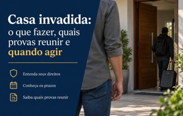 Minha casa foi invadida: o que fazer e quais são os prazos?