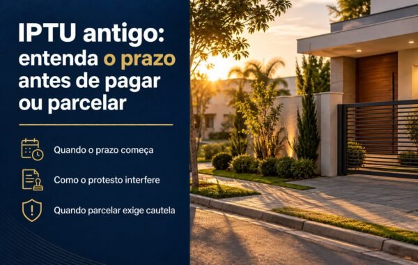A prefeitura pode cobrar IPTU com mais de 5 anos?