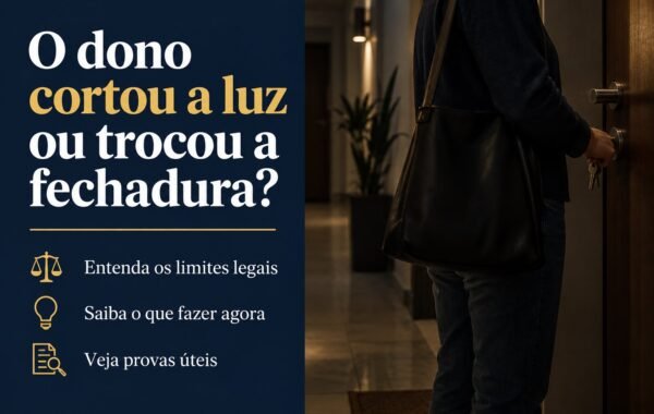 Proprietário pode desligar a luz do inquilino para forçar a saída?