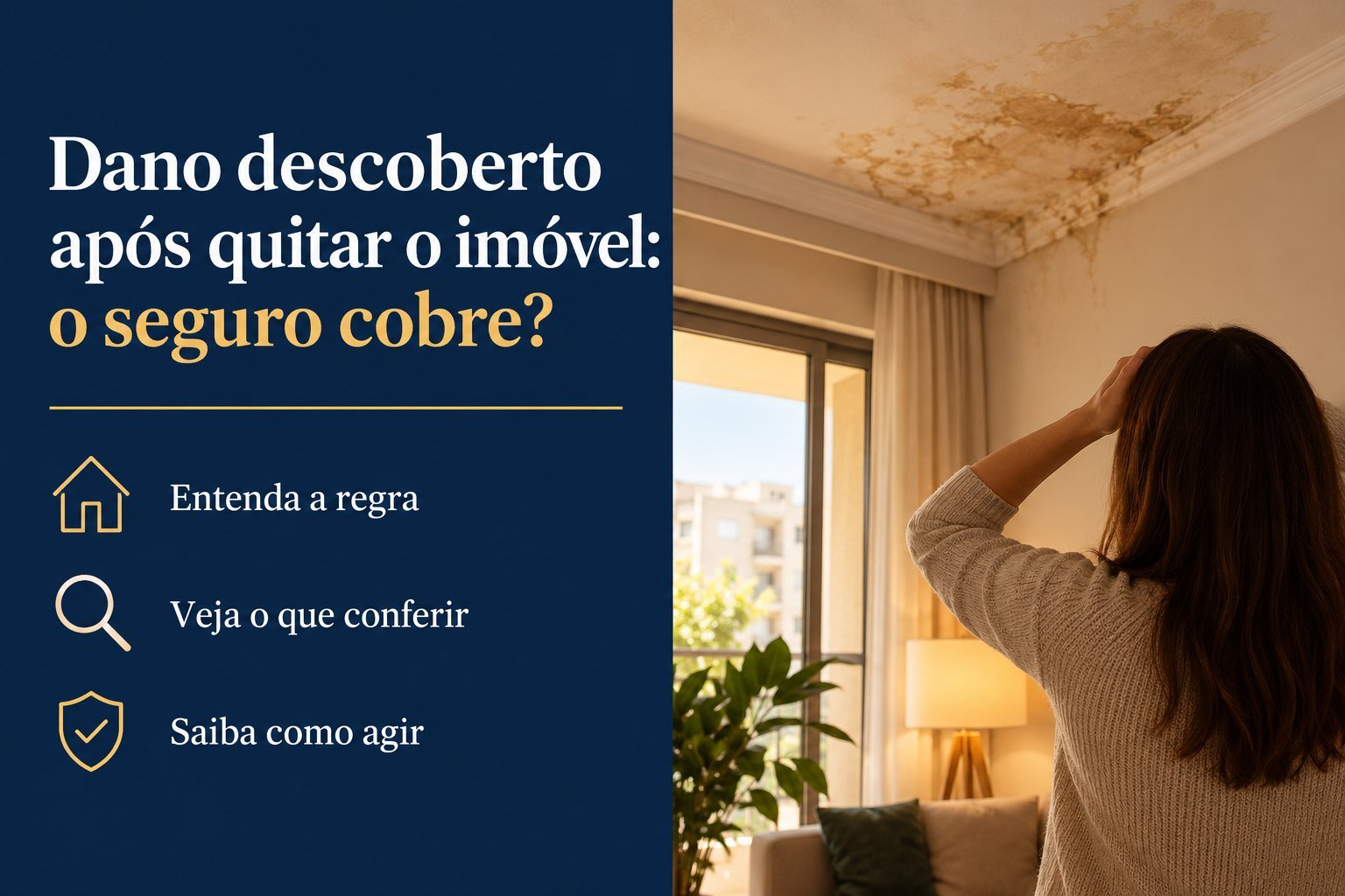 Quitei o financiamento antes de descobrir o dano estrutural: como provar se o sinistro já existia durante a cobertura DFI?