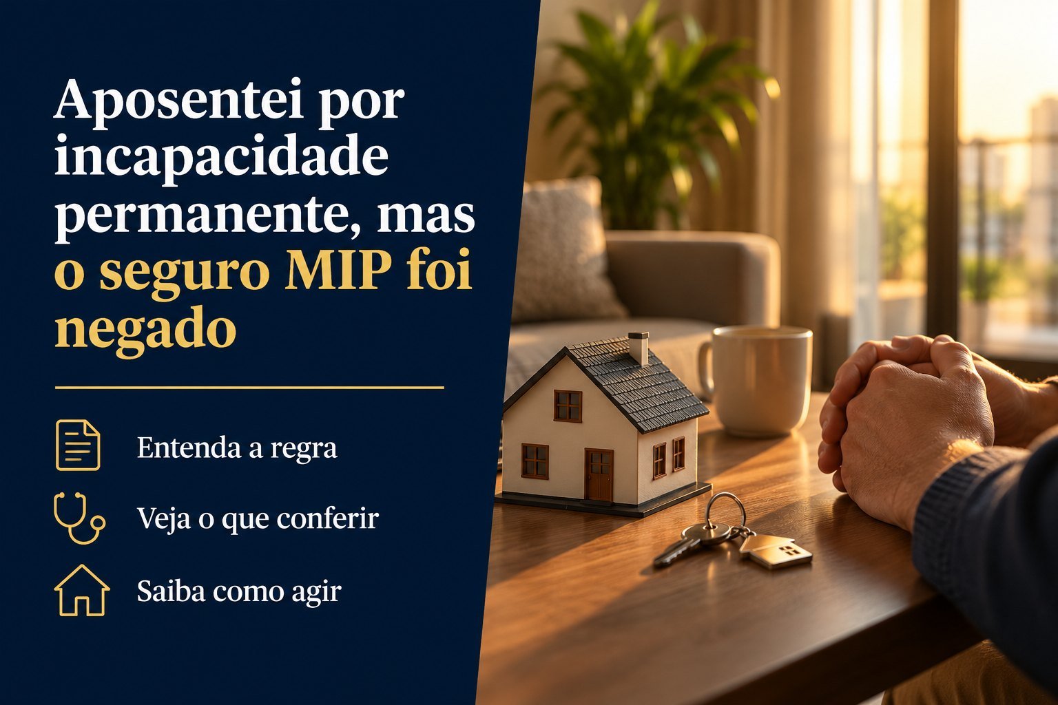 Aposentei por incapacidade permanente, mas negaram o MIP: qual atividade profissional a seguradora deve avaliar?
