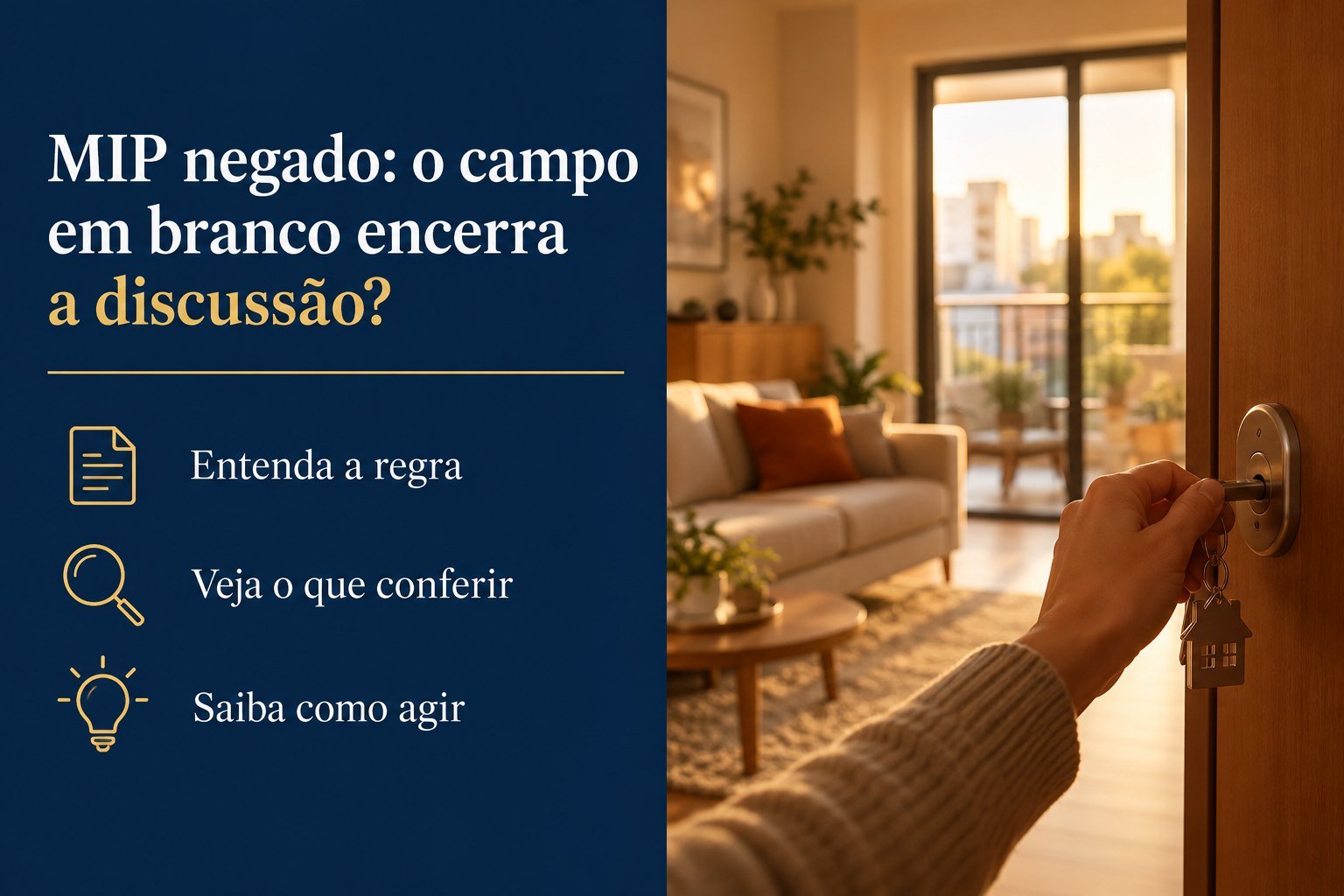 Meu pai tinha uma doença antiga e o MIP negou a quitação: deixar a declaração de saúde em branco encerra a discussão?