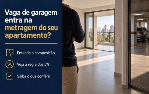 Vaga de garagem entra na metragem do apartamento? Veja o que conferir
