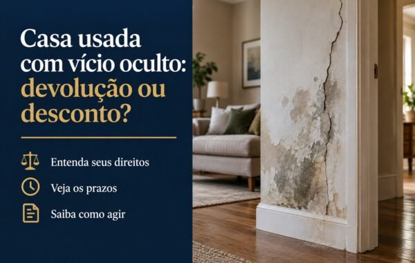 Comprei uma casa com vício oculto: o que fazer?